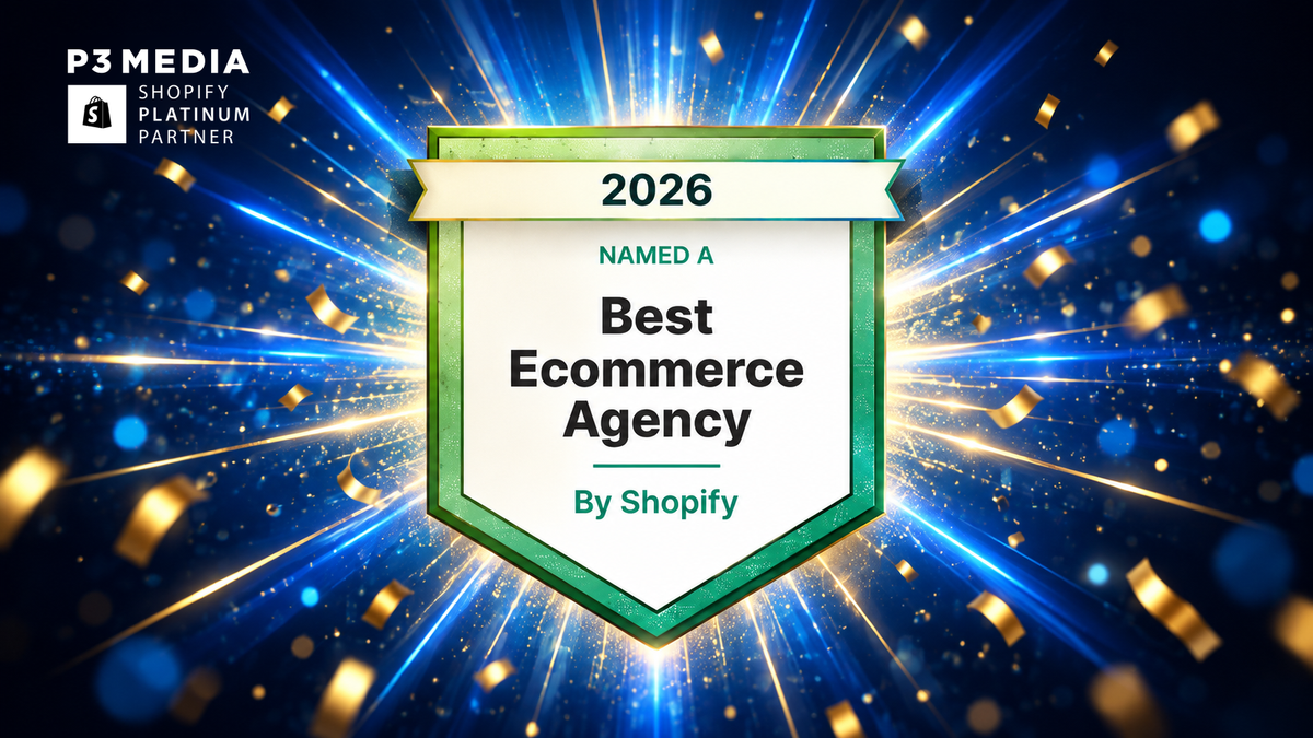P3 Media Named Among Best Ecommerce Agencies of 2026 by Shopify